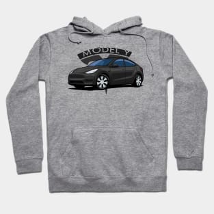 Model Y electric car black Hoodie